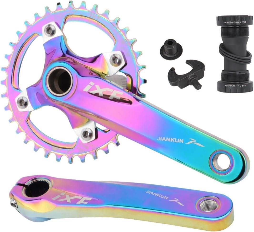 Amazon.co.jp: IXF 自転車クランクセット 32T 34T 36T 38T ナロー