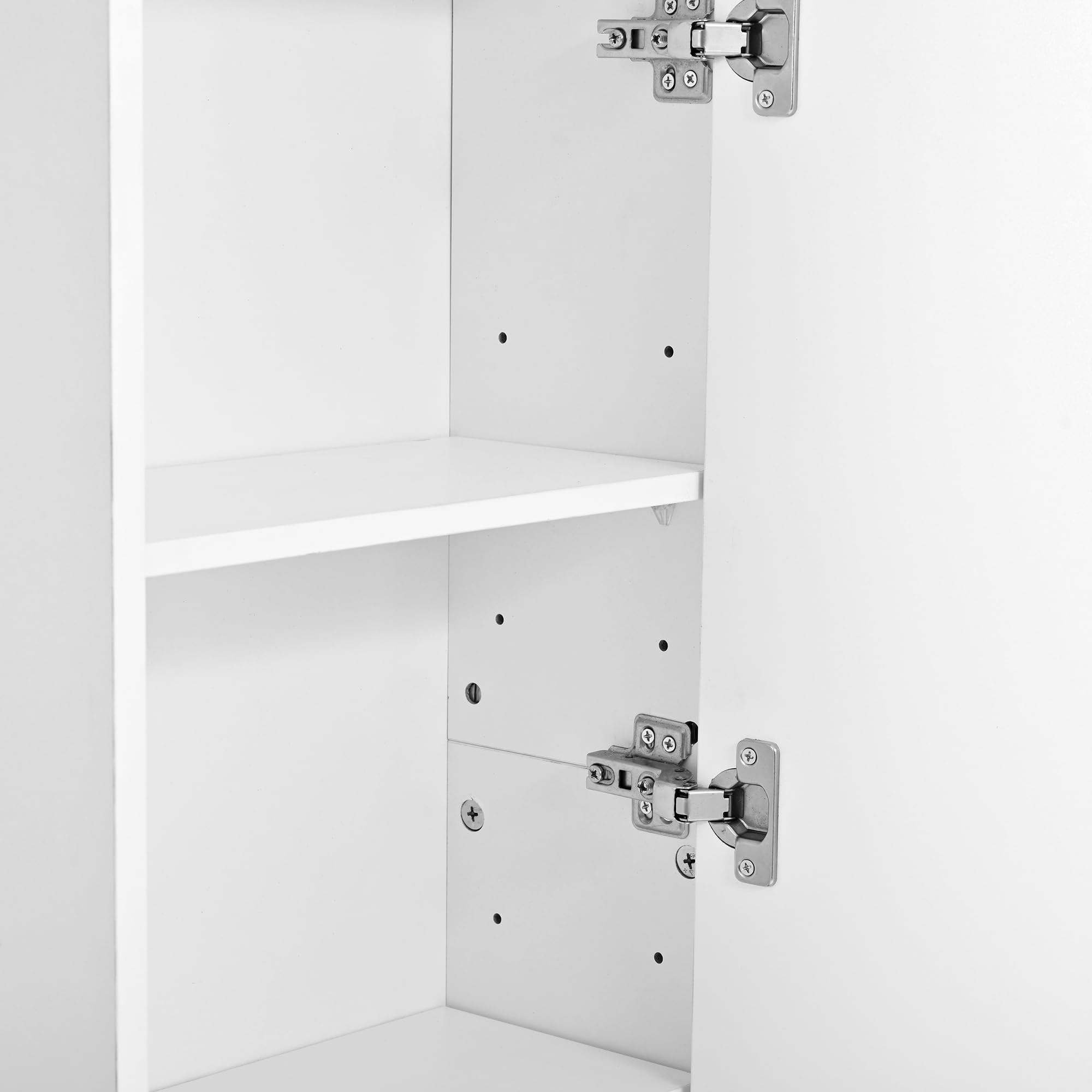 Perchero compacto con espejo, banco, zapatero, gancho, perchero, cómoda con puerta de espejo, juego de muebles de pasillo, armario para pasillo, armario para pasillo, color blanco