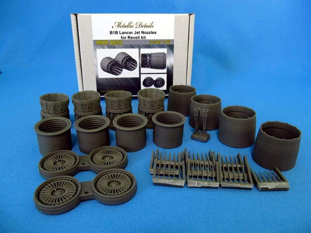 B-1B Lancer Jet nozzles (Revell) 1/48 MDR4835