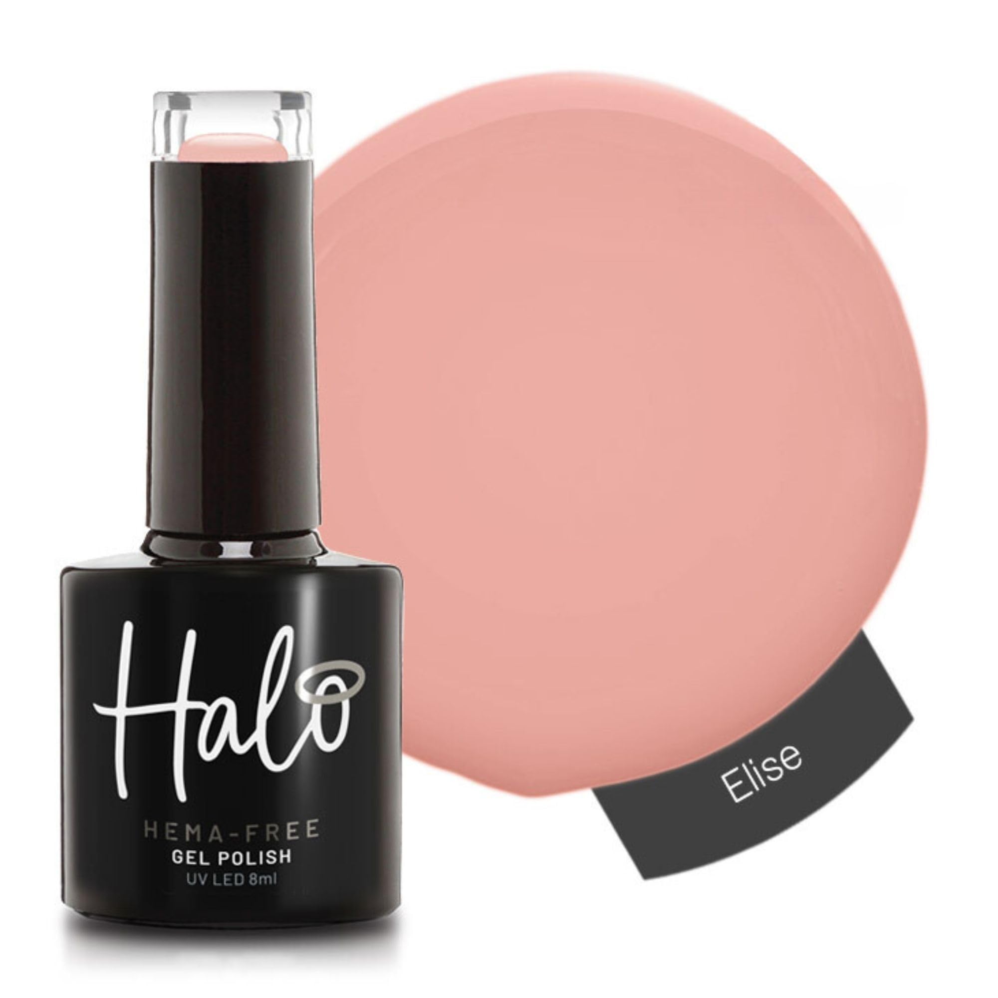 Halo Gel Polish 8ml - French White. UV/LED Gel Nail Polish, Long Lasting & Easy To Apply. Nail Art Colours For Manicure & Pedicure. Gel Polish For Professional & Home Use. — view 48