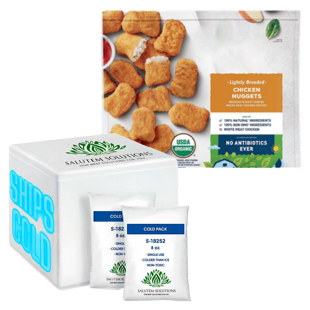 Salutem Vita - Organics Lightly Breaded Chicken Nuggets, 2.62 lbs. (actual weight may vary within 5%)