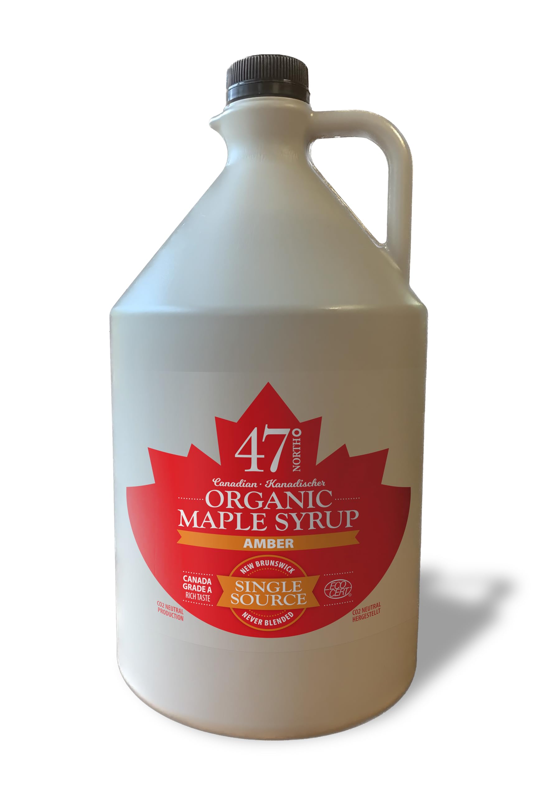 47° North Single Source Canadian Organic Maple Syrup Grade A 4l (4l, Amber Rich)