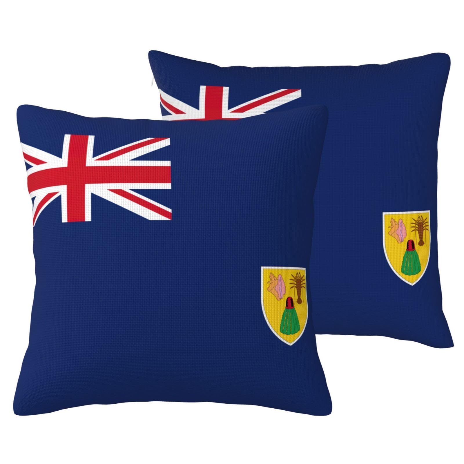Housses de coussin en lin îles Turques et Caïques pour décorer votre salon