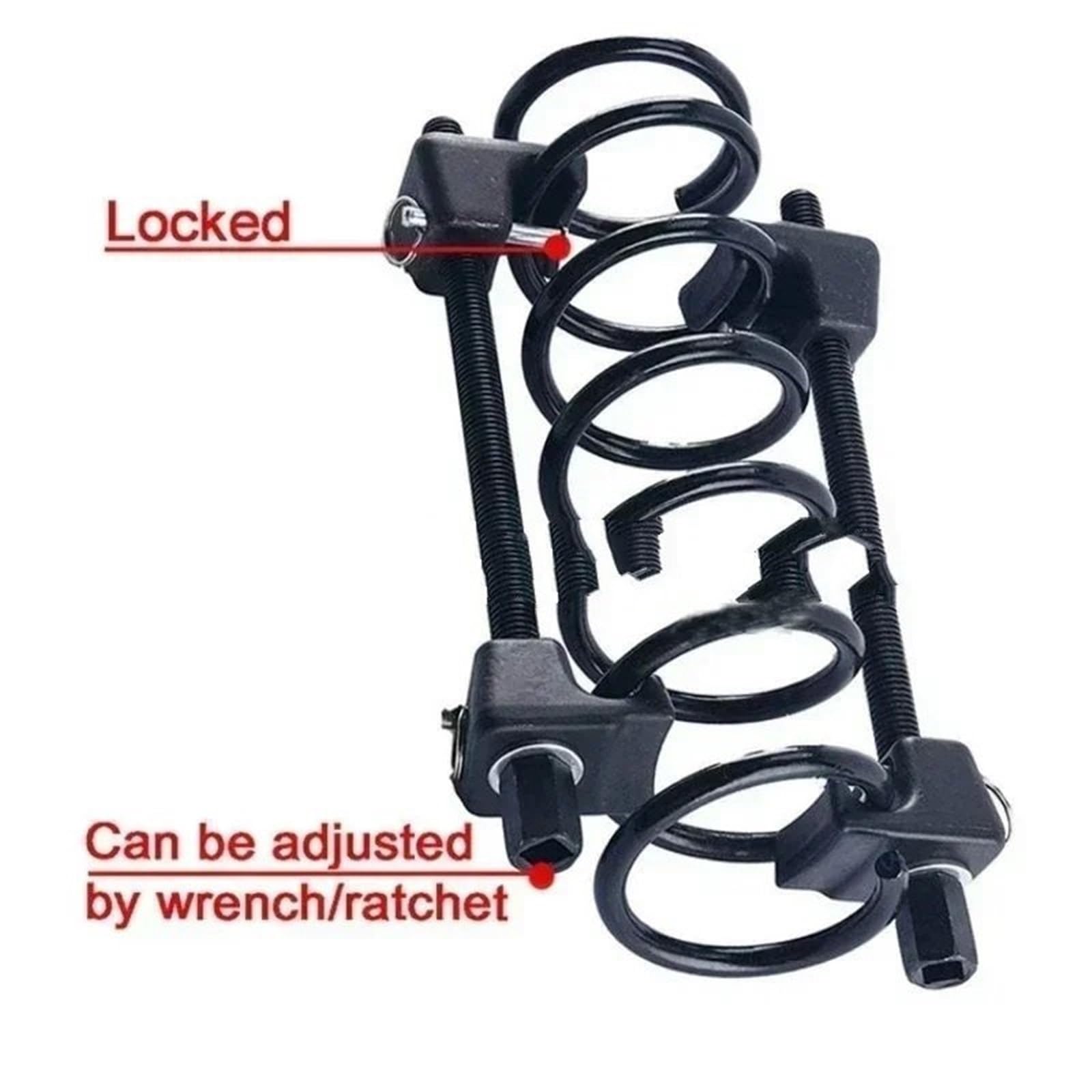 Zestaw zacisków do sprężyn śrubowych 2Pc Heavy Duty Strut Usuń amortyzator lub narzędzie do naprawy samochodu