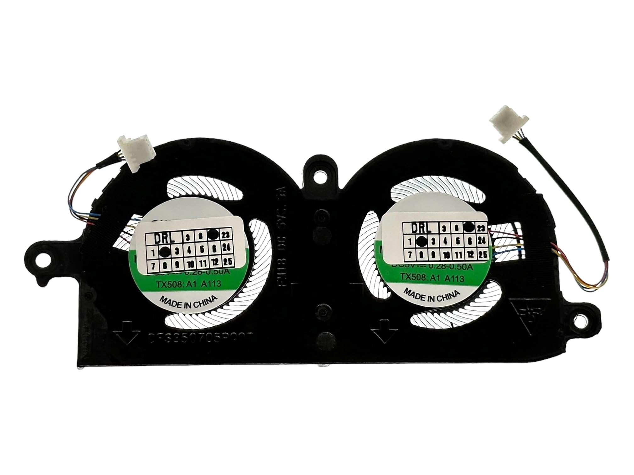 SET CPU Lüfter + GPU für Dell XPS 13 9370, 9380, XPS 13 7390, 13 9305, NP: EG50040S1-CP91-S9A, DFS350705PQ0T, ND55C19-16M01