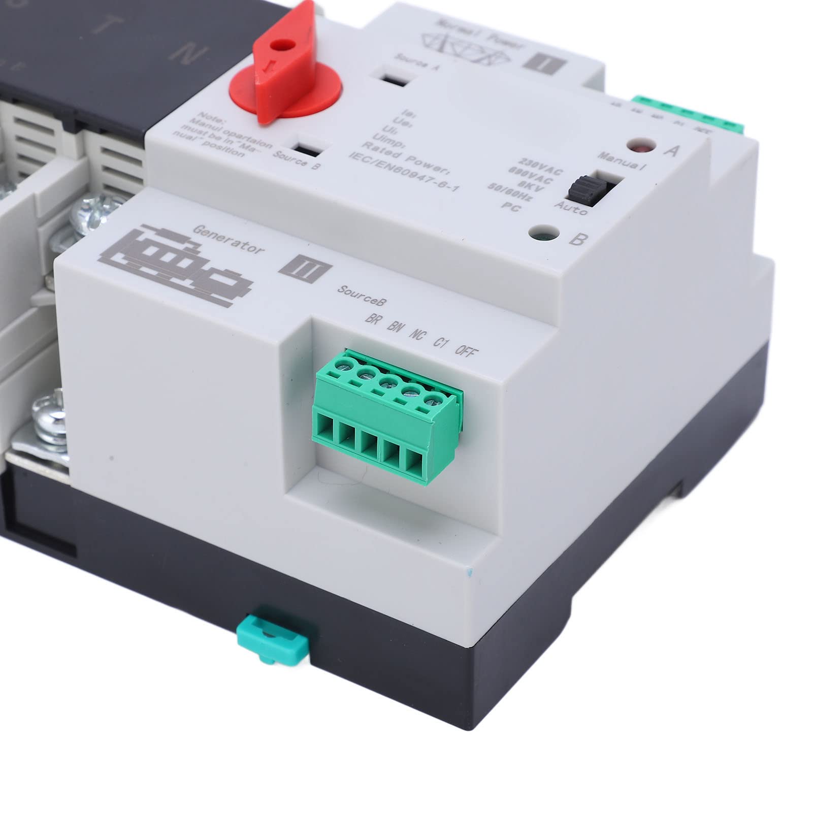 4P 1250Un Commutateur De Transfert Automatique 4 Interrupteur Inverseur De Phase Générateur ATS