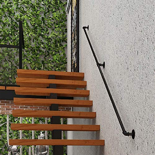 Kit de barre d'appui d'escalier en fer forgé robuste pour intérieur - 7