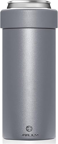 Hielera aislada de acero inoxidable para latas delgadas de 12 onzas, soporte para bebidas delgadas para seltzer duro, cerveza, refrescos y bebidas