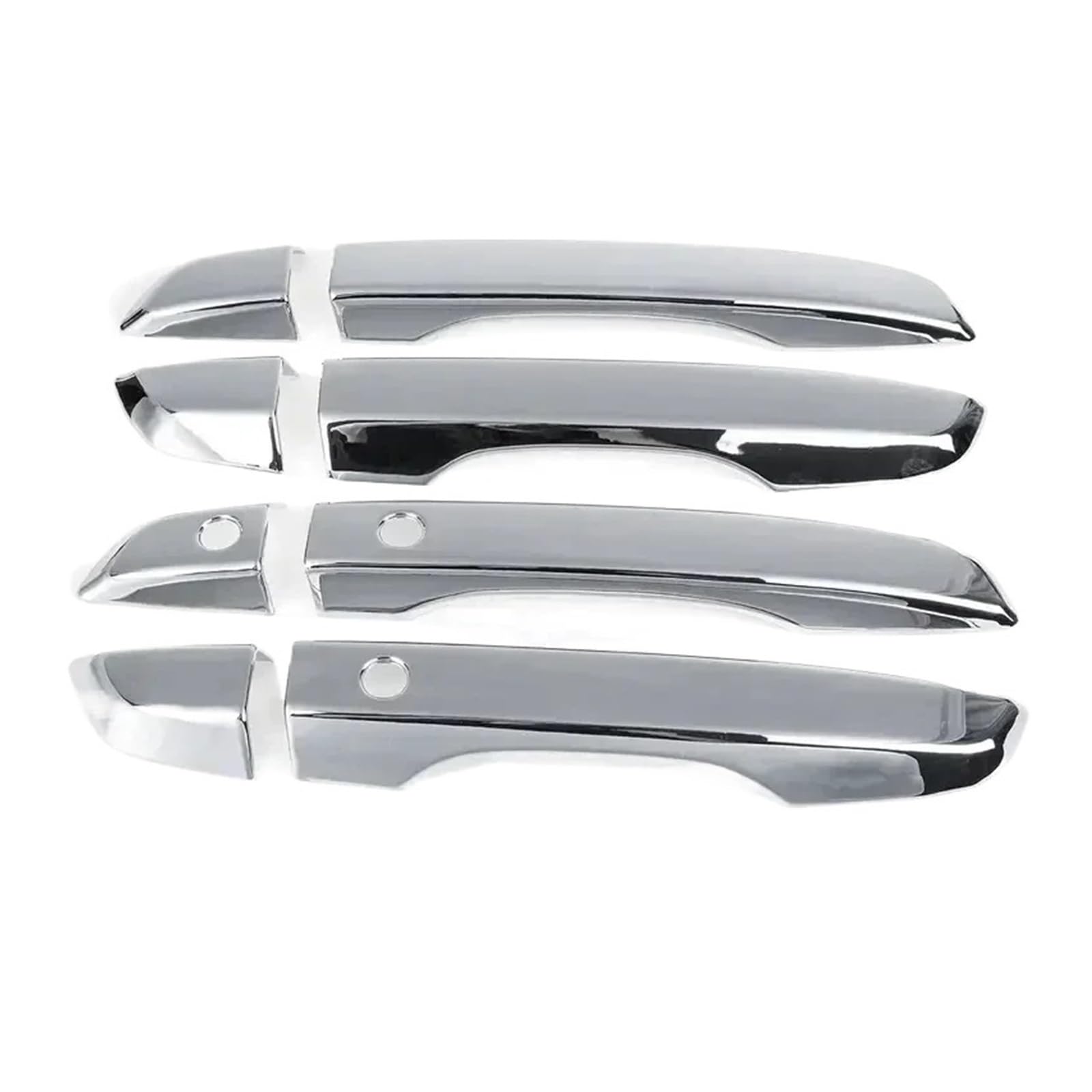 XUAWESD Black Exterior Door Handle Molding, Compatible with Civic 10th Generation (2016-2021)(Silver Smart)