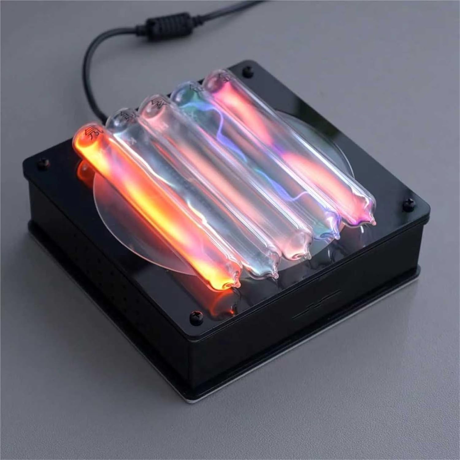 Lámpara de rayos de plasma, luz en forma de tubo de plasma para actividades al aire libre, señal de advertencia y regalo de ciencia