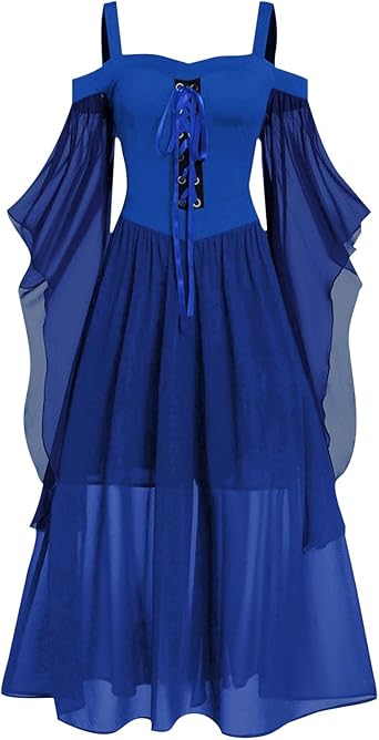 OIOLOYJM Witch Costume Women Sexy Plus Size Renaissance Vampire Gothic Halloween Costumes Woman 2025 Clothes Dresses