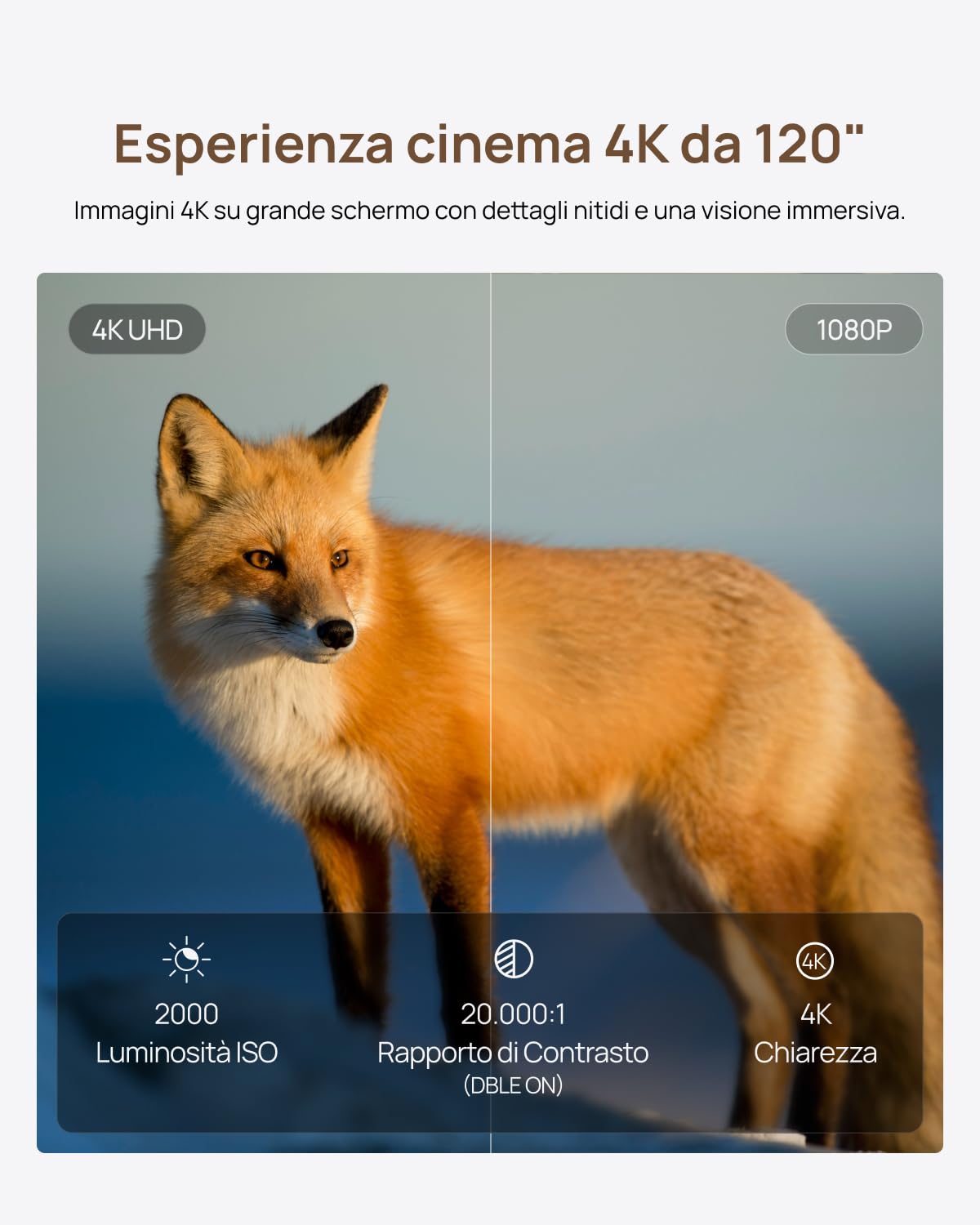 XGIMI MIRA Proiettore Laser Triplo 4K UST, 2000 Lumen ISO | Contrasto dinamico 20.000:1, ISA 5.0 per UST, Google TV, Dolby Vision, Audio Harman Kardon, Home Theater