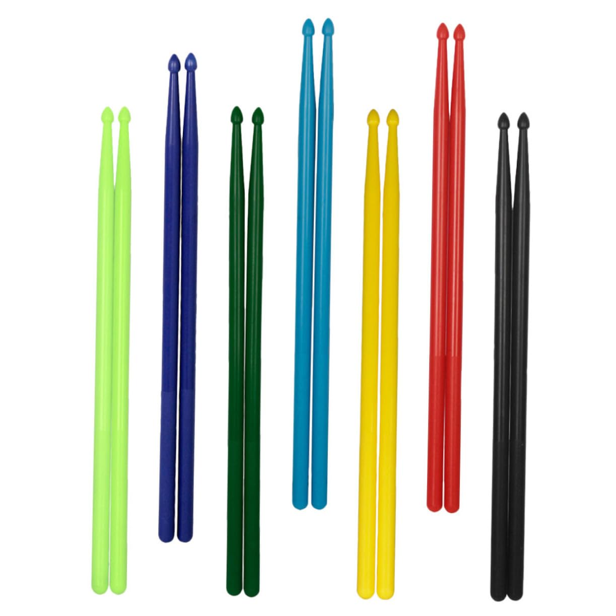TOYANDONA 7 Pares de Baquetas y Diseño Antideslizante de Nailon 5a para Batería Agarre Cómodo Ideales para Escuela y Uso en Casa