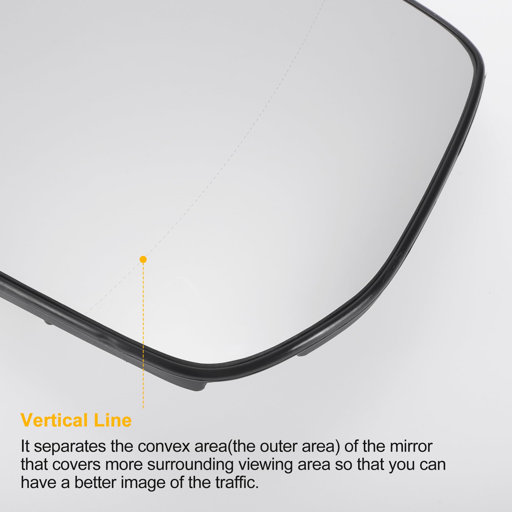 QUARKZMAN Cristal Espejo Retrovisor Calefactado Para Honda Cr-V 12-20 1 Pc
