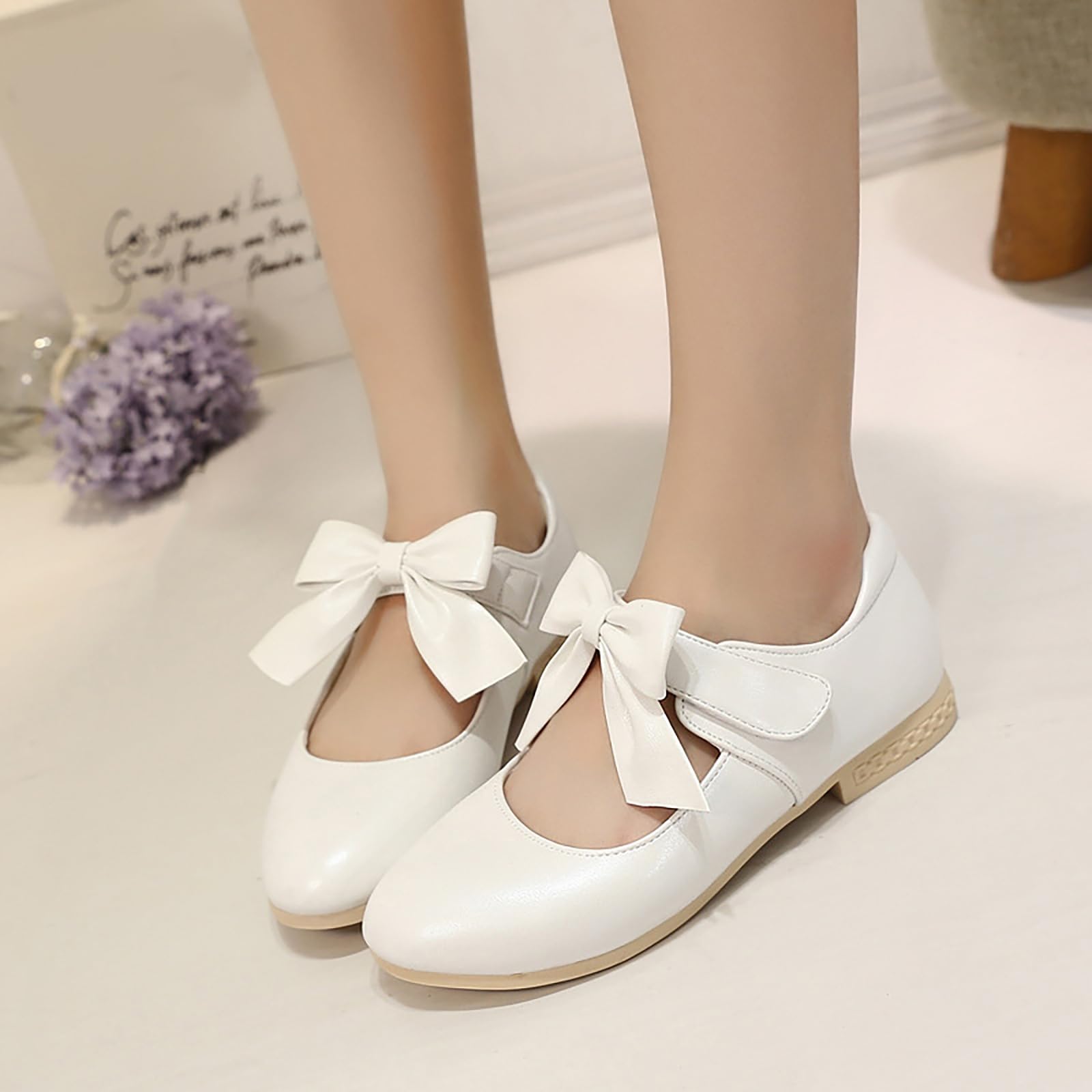 Zapatos Mary Jane para Niñas, Zapatos de Vestir de Princesa, Bailarina, Zapatos Planos de Ballet