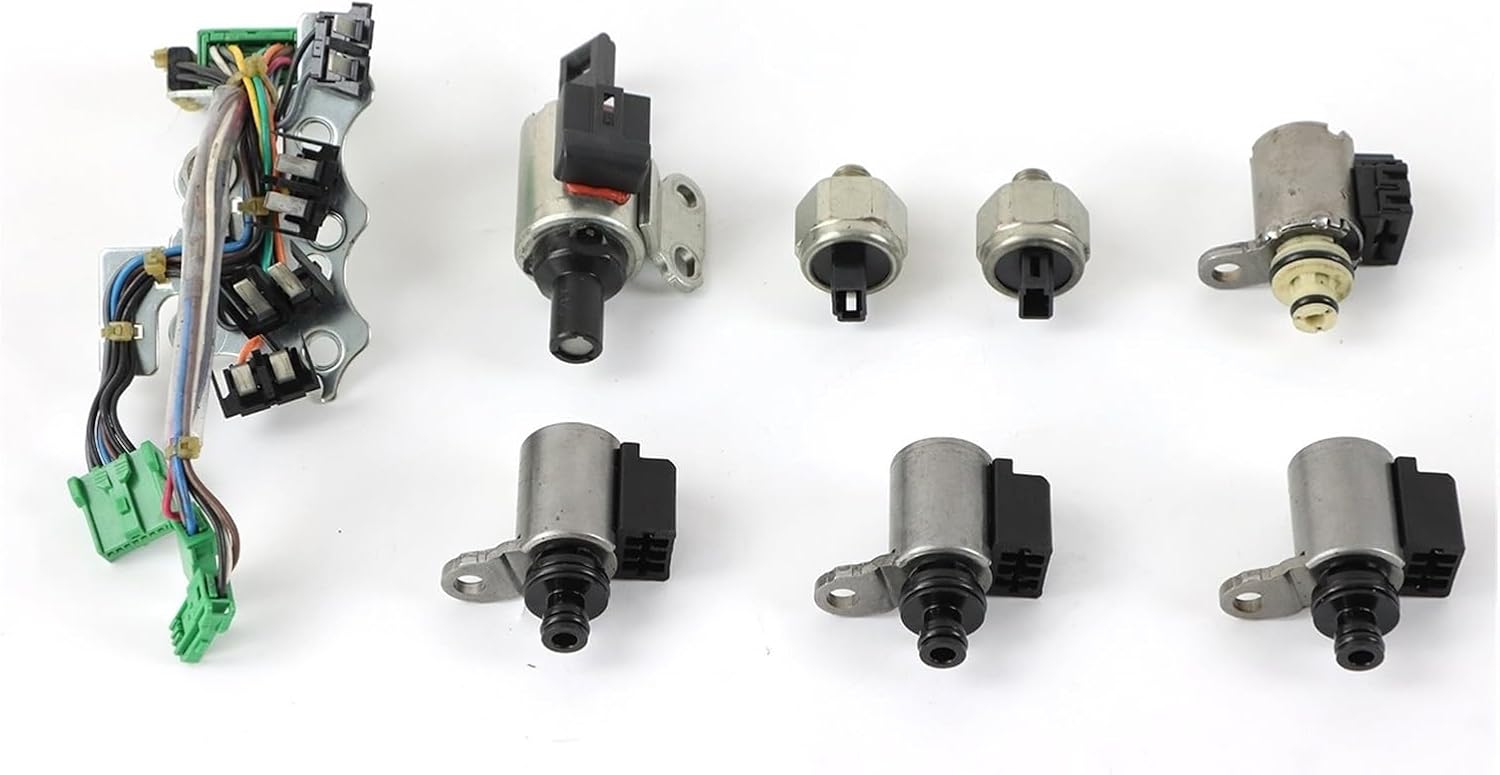 CVT Transmission Solenoid Kit JF011E RE0F10A Compatible For Altima Rogue Sentra Caliber Automatic Transmission Valve Parts Car Accessories