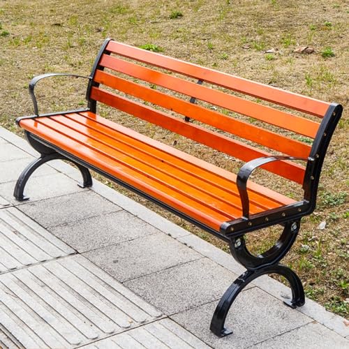 Banc de parc en bois massif pour sublimer votre pelouse et porche