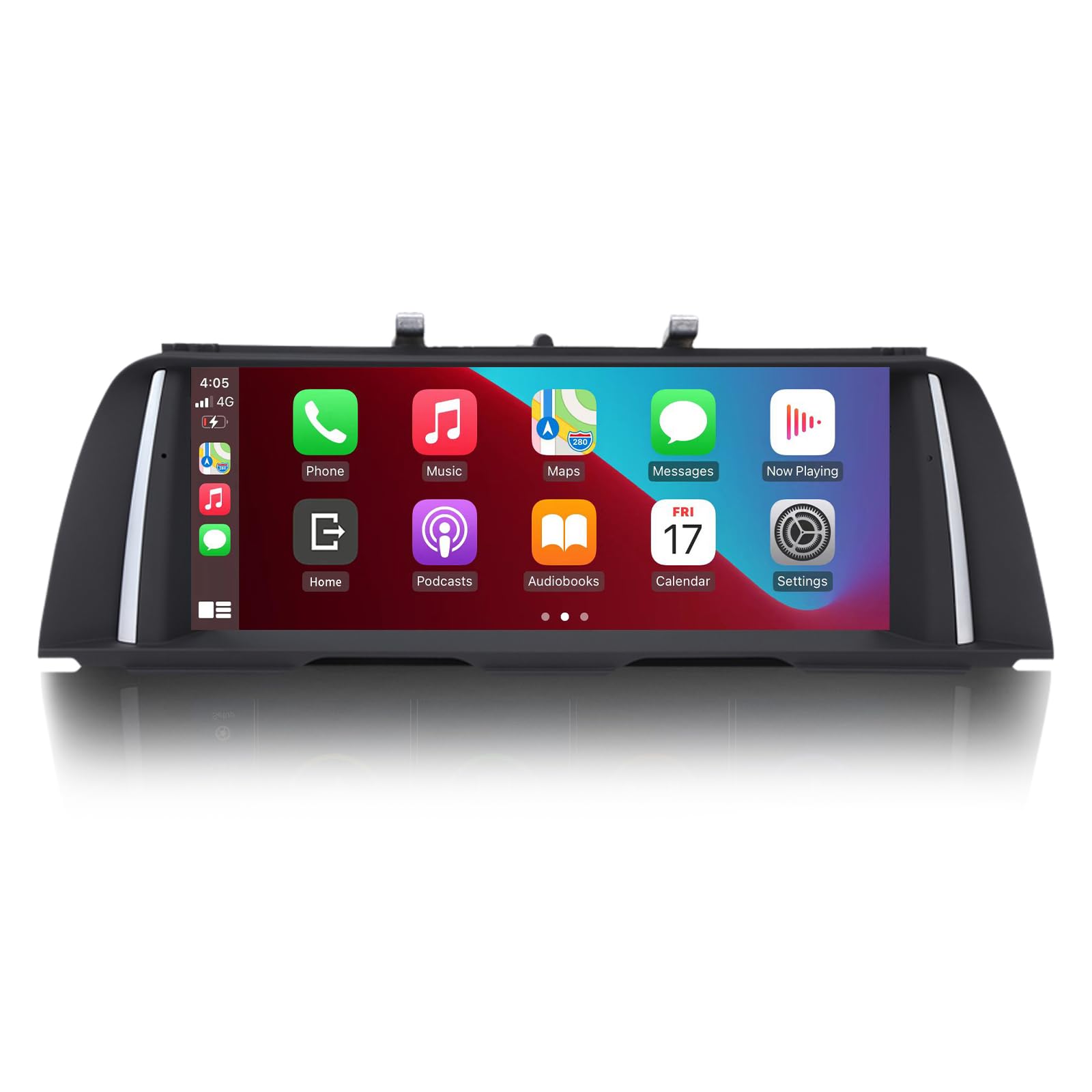 Radio de Coche de 10,25 Pulgadas, Apple CarPlay/Android Auto/Mirrorlink/GPS para BMW Serie 5 F10/F11 2010-2012 con Pantalla táctil CIC, navegación GPS para el Coche, DSP Integrado