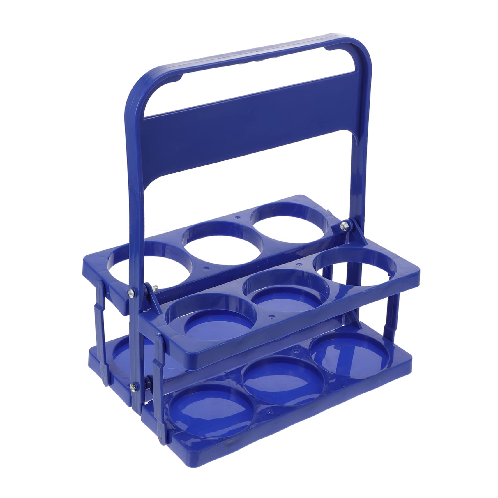 Cabilock 1pc Handmade Skewers Beer Bar Stand for Organizer for Bottle Holder Beer Holders Reusable Beer Bottle Carrier Liquor Holder Beer Carrier Beverage Carrier Beer Plastic Blue