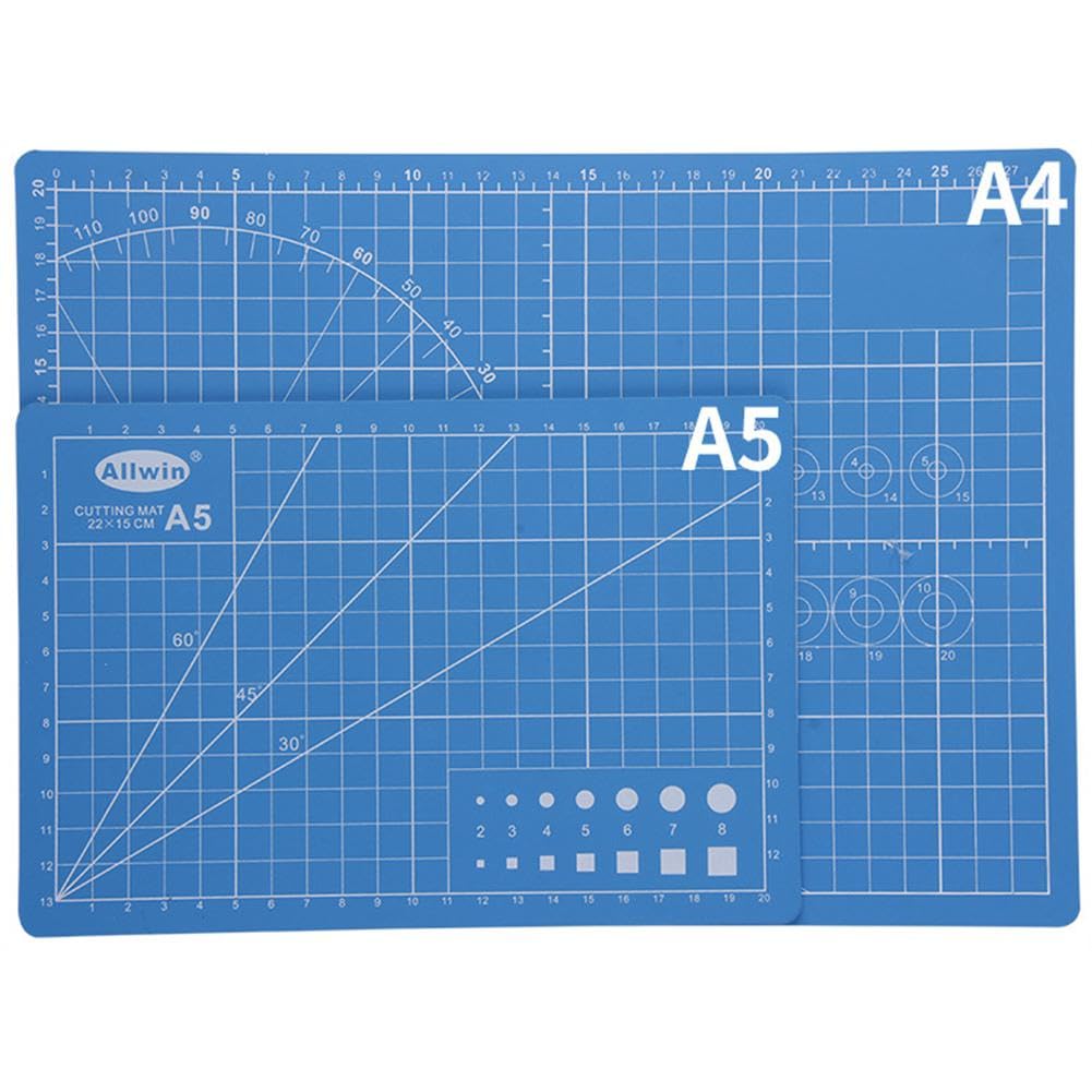 Alfombrilla De Corte Modelcraft A5 Azul | Superficie Autorreparable 3 Mm | Base Antideslizante Para Manualidades, Maquetas Y Hobby