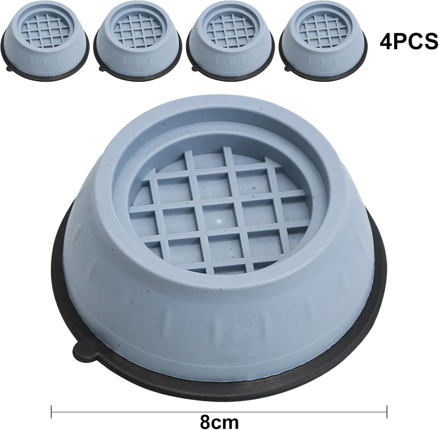 LUVZOOR Support Machine à Laver - Silicone Antidérapant, Imperméable et Réutilisable, Diamètre 8 cm - Image secondaire