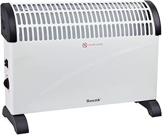 YORKSHIRE HOMWARE 2KW Portable Convector Heater 3 Adjustable Heat Settings Fast Heating Space Heater Manual Adjustable Thermostat Heater For Living Room, Home, Office (Convector Heater Without Timer)