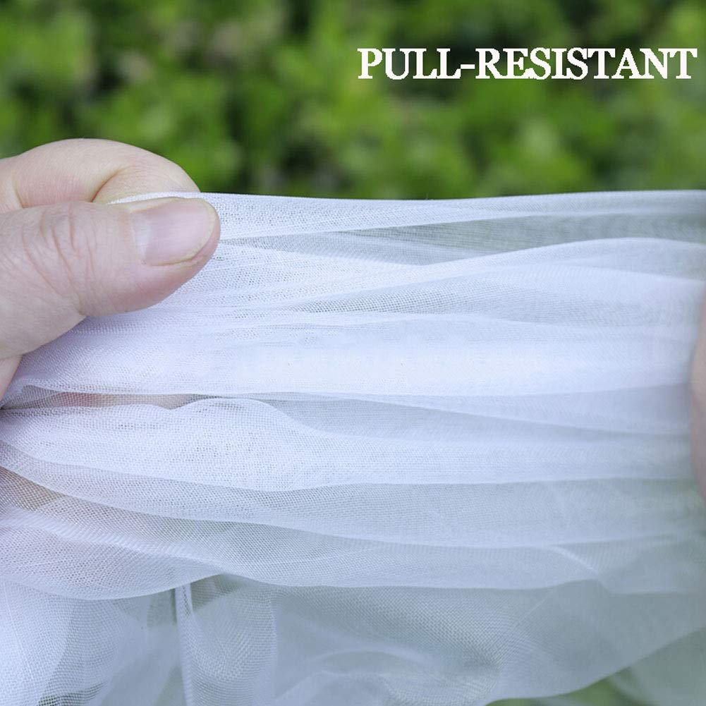 Insektennetz, Gemüsenetz Garten Feinmaschig 0.7mm/0.5mm, Netz für Pflanzen Gemüse Pflanztunnel für Hochbeet und Obstgarten, Vogelnetze Vogelschutznetz Engmaschig ( Mesh : 0.5mm , Size : 3m x 10m )