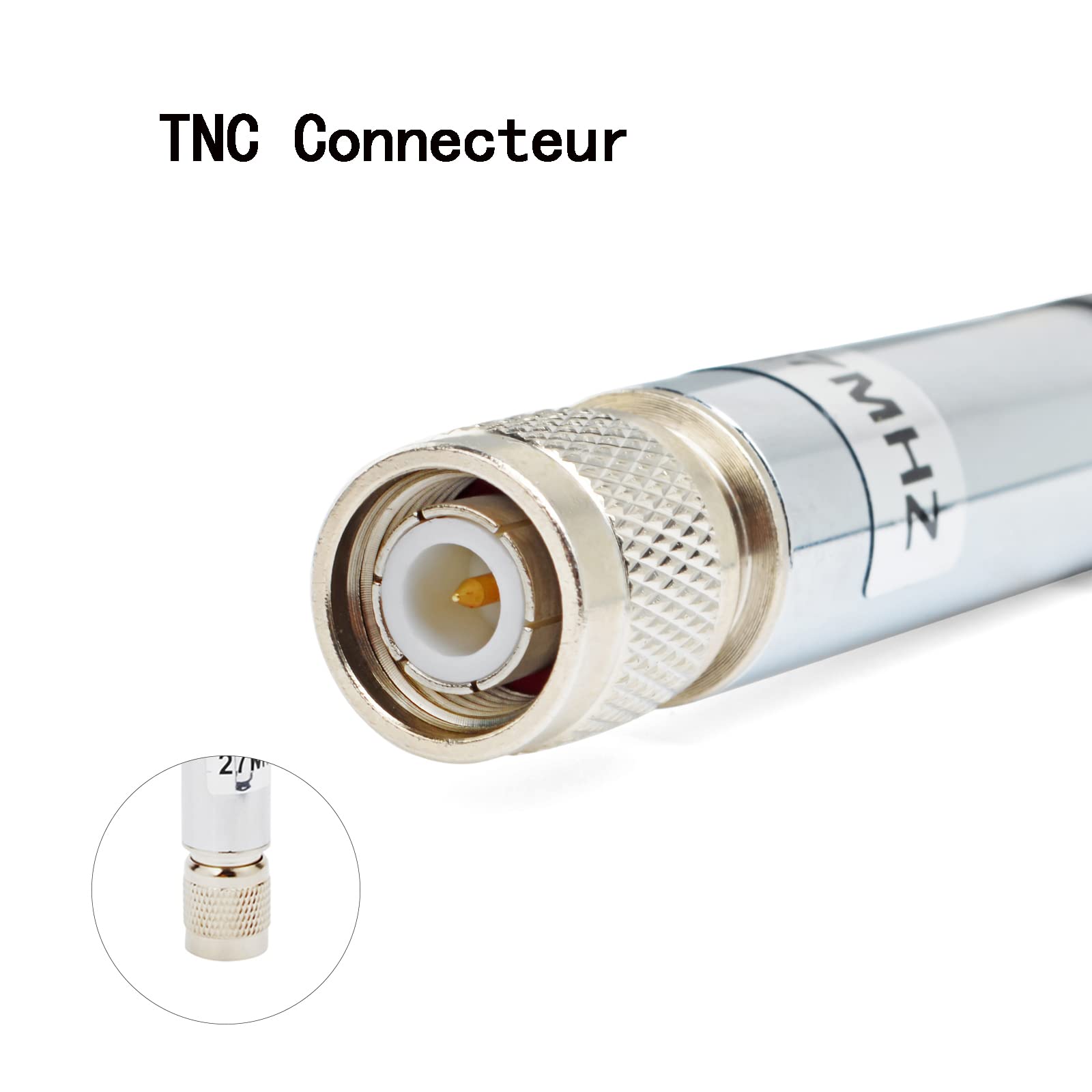 TWAYRDIO Antenna radio CB TNC 27 MHz Telescopica Palmare Antenna Estensibile 9,2 "a 1,3 m Radio per Presidente Randy III 3 PNI Escort HP 72 Portatile Portatile Portatile CB Amatoriale Radio