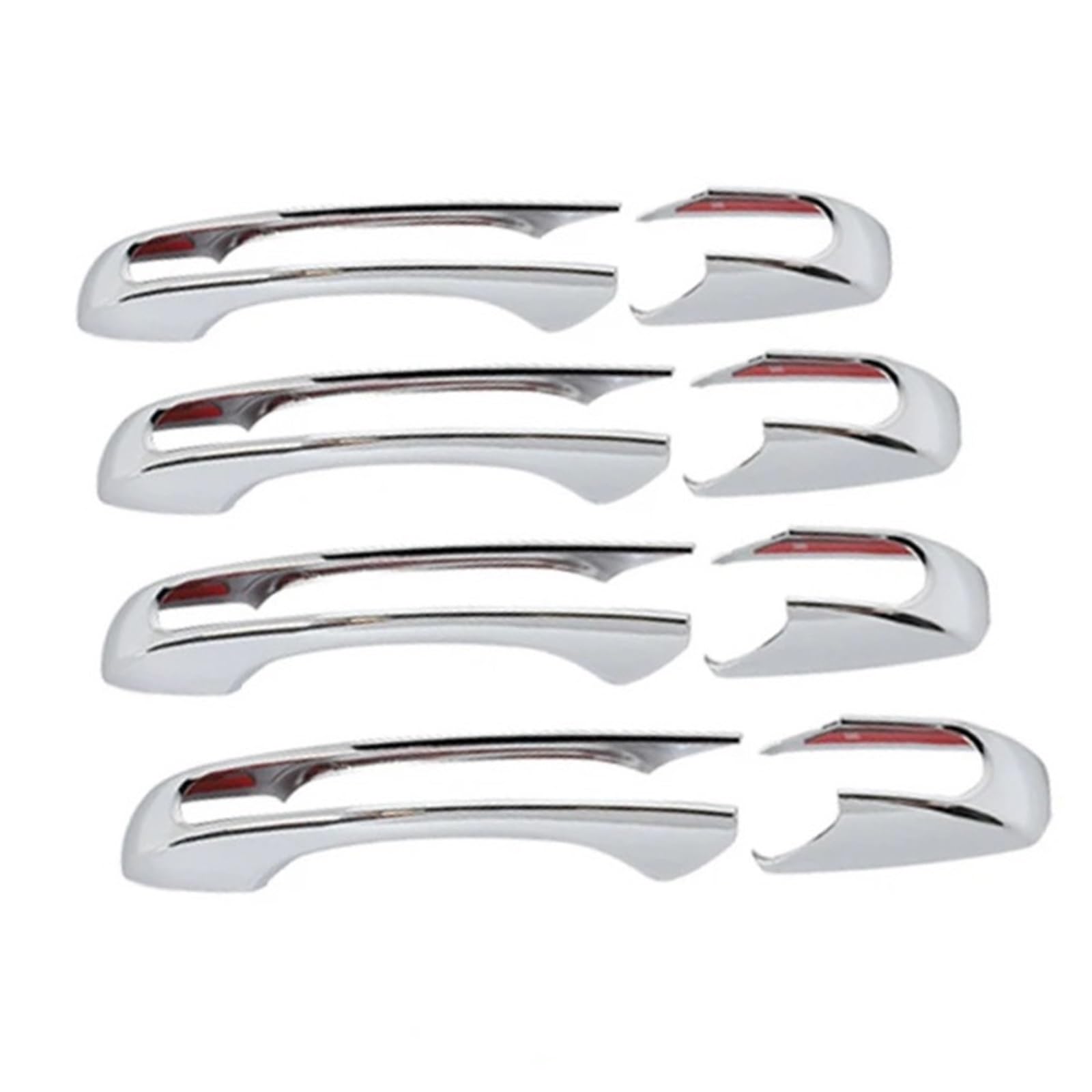 BQWYEDPL Door Grab Handle Trim Decoration Cover Fit for Grand Fit for Cherokee 2011-2020 Fit for Patriot 2011-2016 Car Door Latch Handle(Chrome)