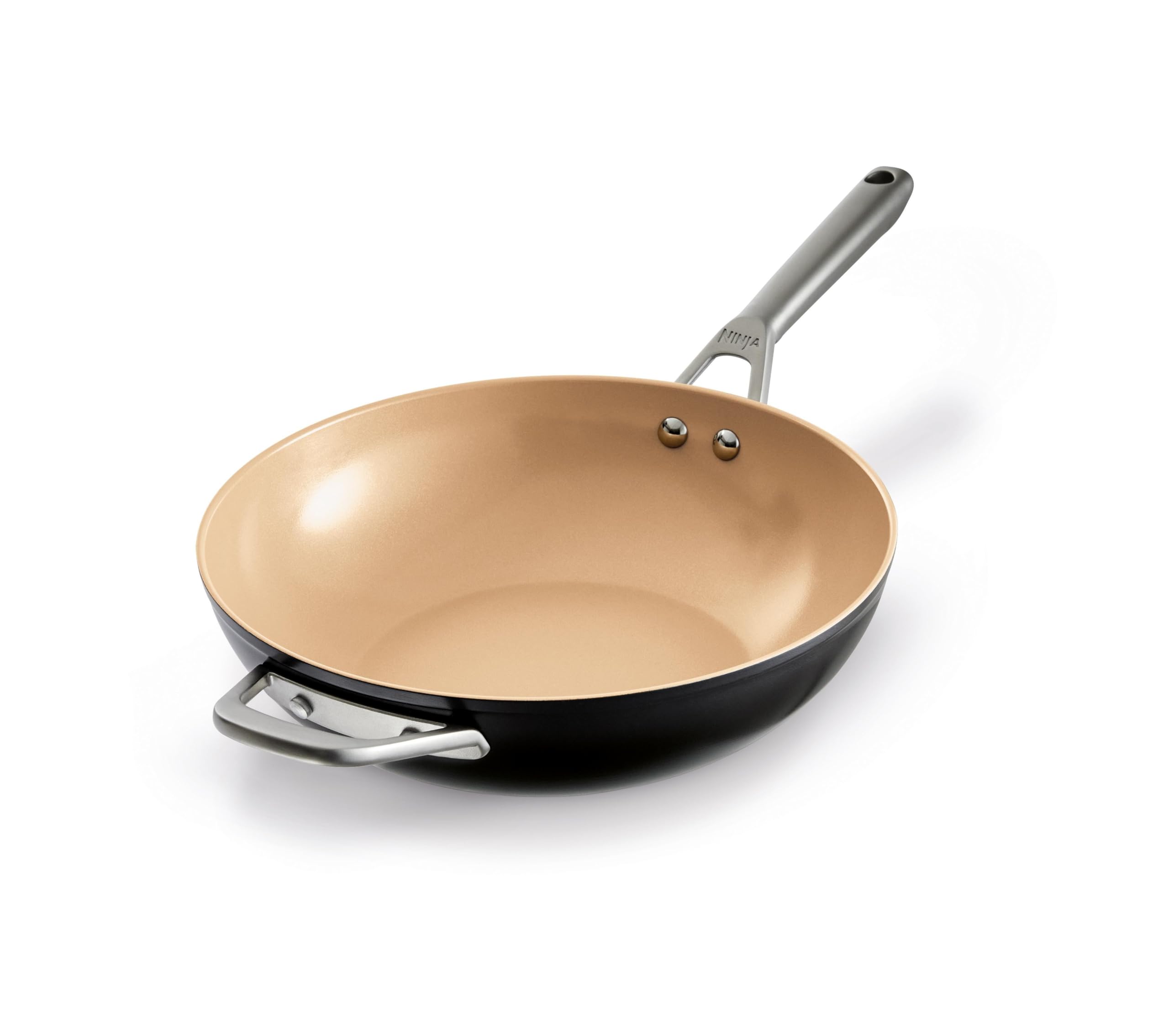 Ninja Extended Life CW90928DE Ceramic Wok Pan Non-Stick Coating