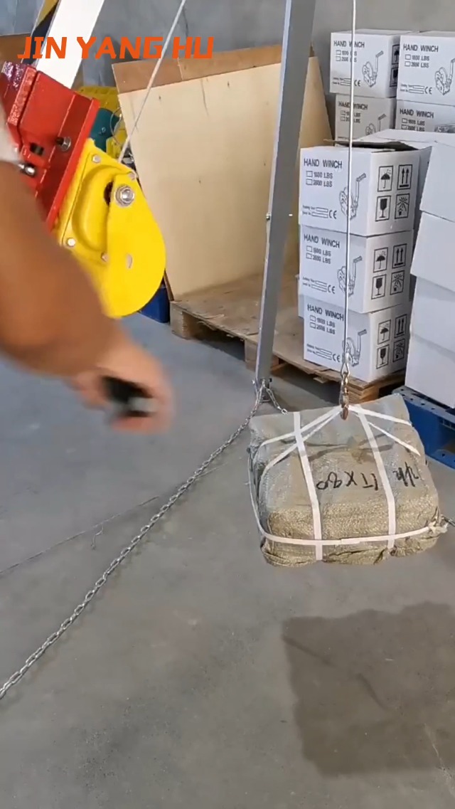 Winche manual portátil 1800 lbs sin cable miniatura 7