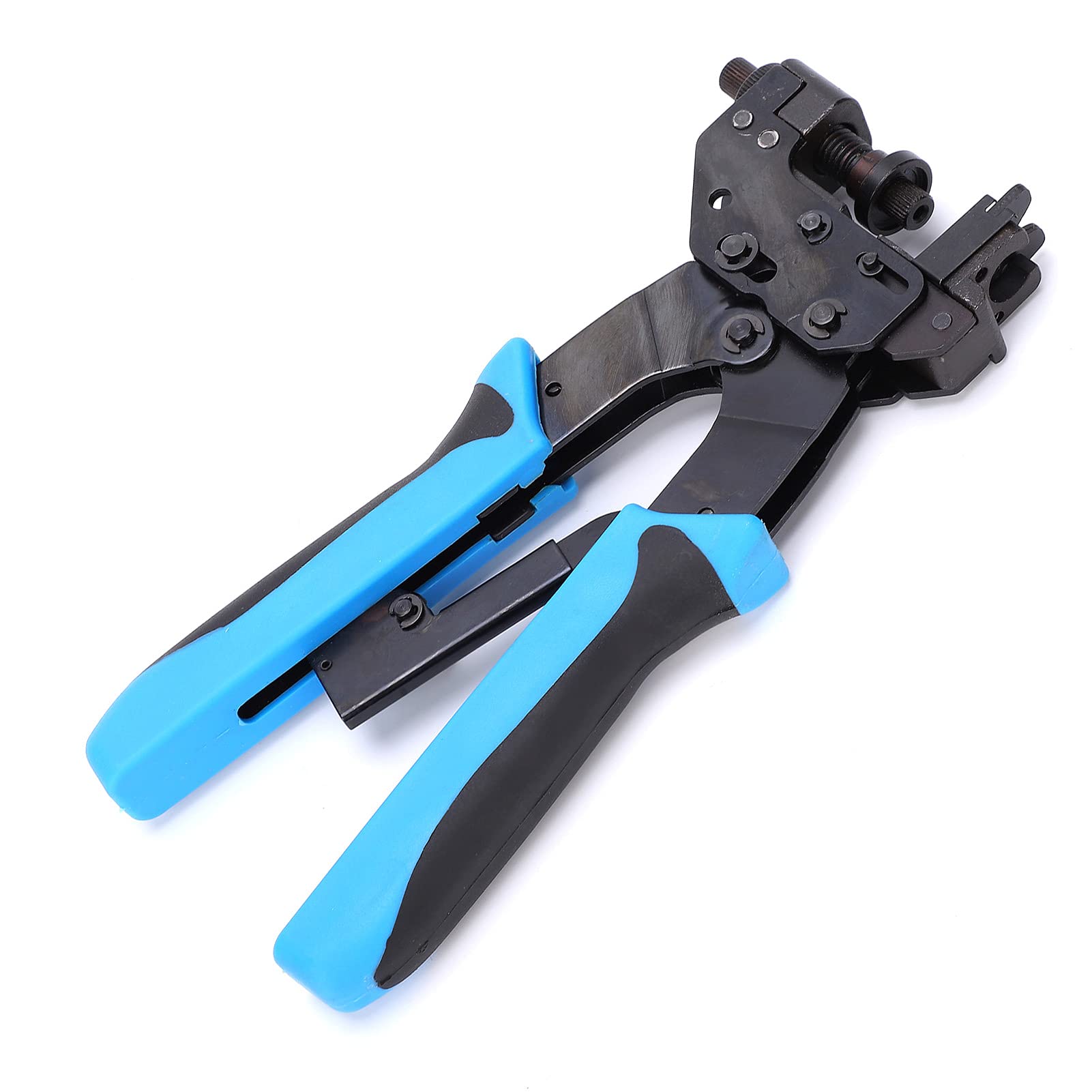 TL - Pinza per crimpare terminali H510B, attrezzo manuale per crimpare i fili, pinza per crimpare connettori di cavi da 0,5 a 6,0 mm² con impugnatura ergonomica per terminali da 20