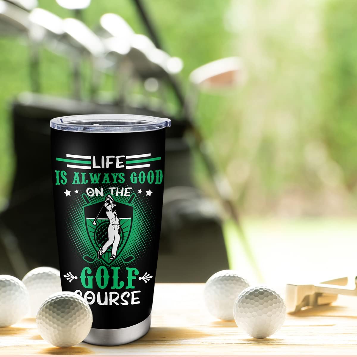 Golf Gifts For Men & Women, Fathers Day Golfing gift, 20oz Stainless Steel Tumbler for Dad, Birthday Present For Golf Lovers, Players - Image 2