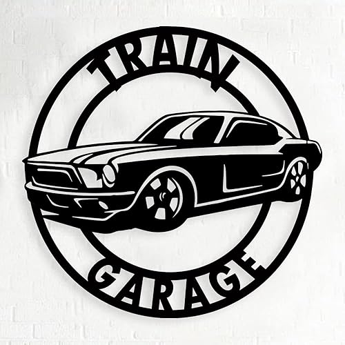 Miniatura 33 de Letrero de Metal Personalizado para Taller de Garaje Arte de Pared con Nombre de Herramienta Personalizado para Decoración de Taller Mecánico de