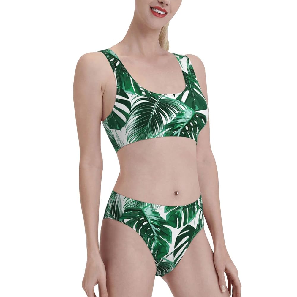 DAREA スカル柄 セパレート水着 DAREA スカル柄 セパレート水着 Bright Birds ECO スポーツ トップ