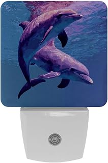 Sensor Lights Dolphins Led Night Light for Hallway, Stair, Corridor, Kitchen, Living Room, Garage, Basement, Utility Room,2 Pack