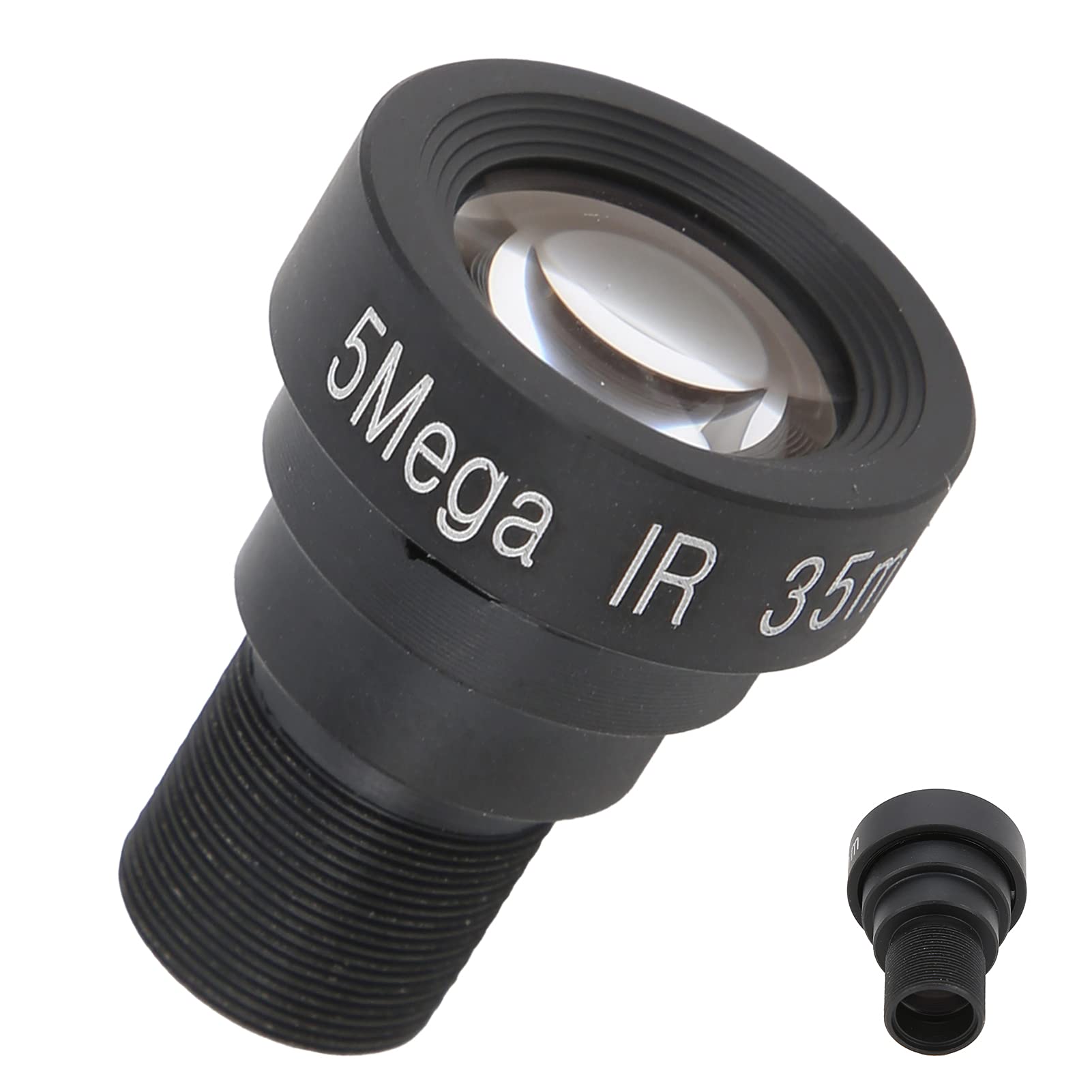 Obiettivo per Fotocamera da 5 MP, Obiettivo Grandangolare per Scheda Singola F1.8 Lunghezza Focale Ottica 35 Mm M12 per Videocamera per Webcam di Sicurezza HD