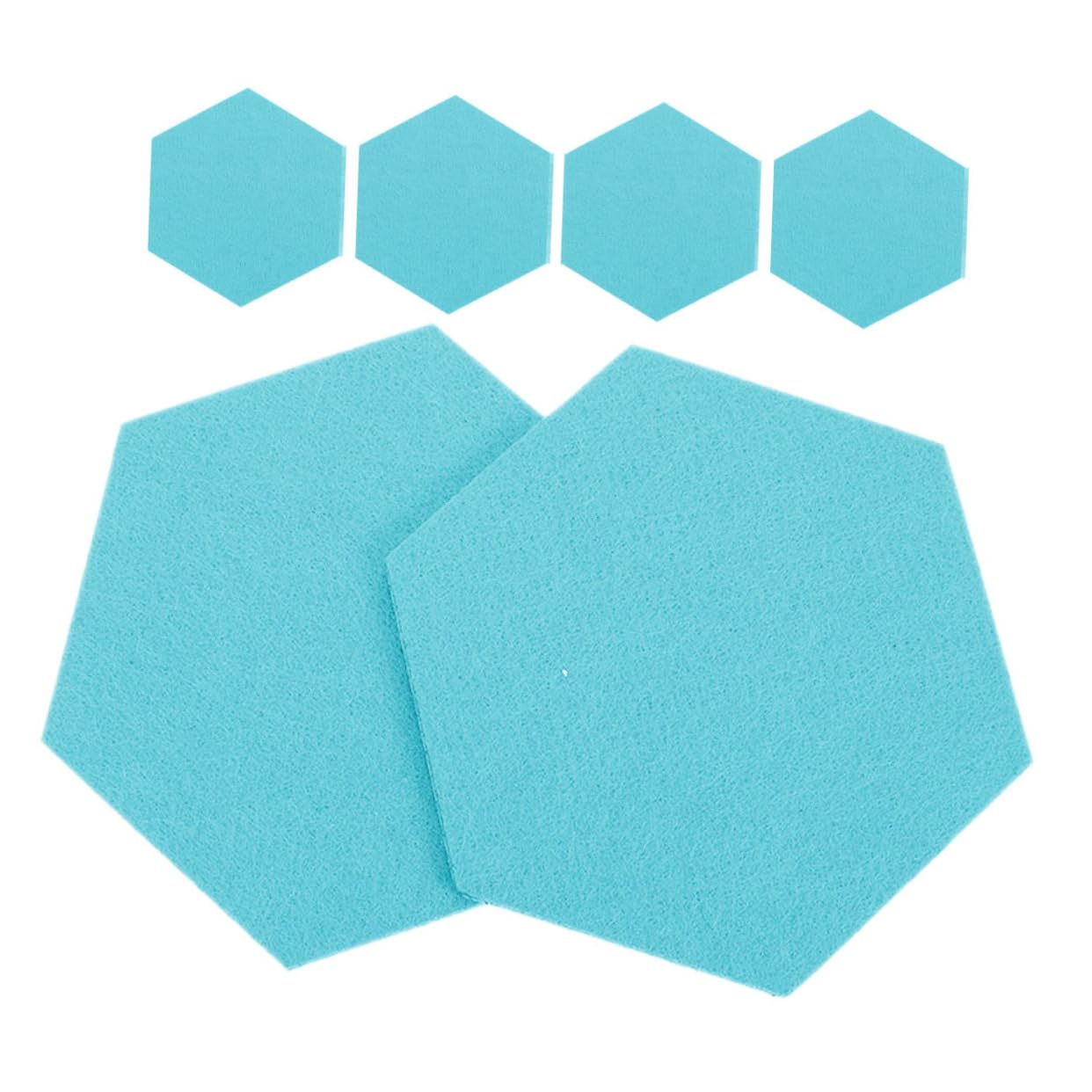 Housoutil Decorative Felt Bulletin Board Tiles Hexagonal Sound-dampening Wall Panels for Office and Home