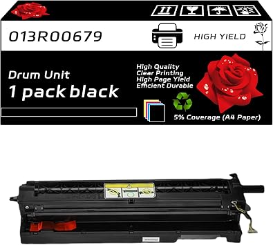 013R00679 Drum Unit Compatible with Xerox B1022 B1025 Printers, High Yield 90000 Pages, Vibrant Colors Black