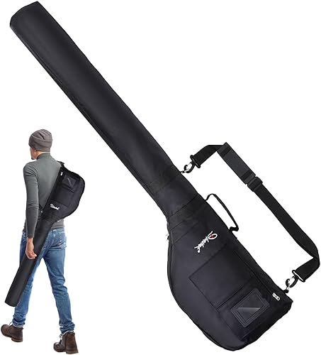 Bolsa de golf para palos de golf, bolsa de transporte plegable con correa ajustable para 3-7 clubes, bolsa de golf ligera ideal para campo de golf y