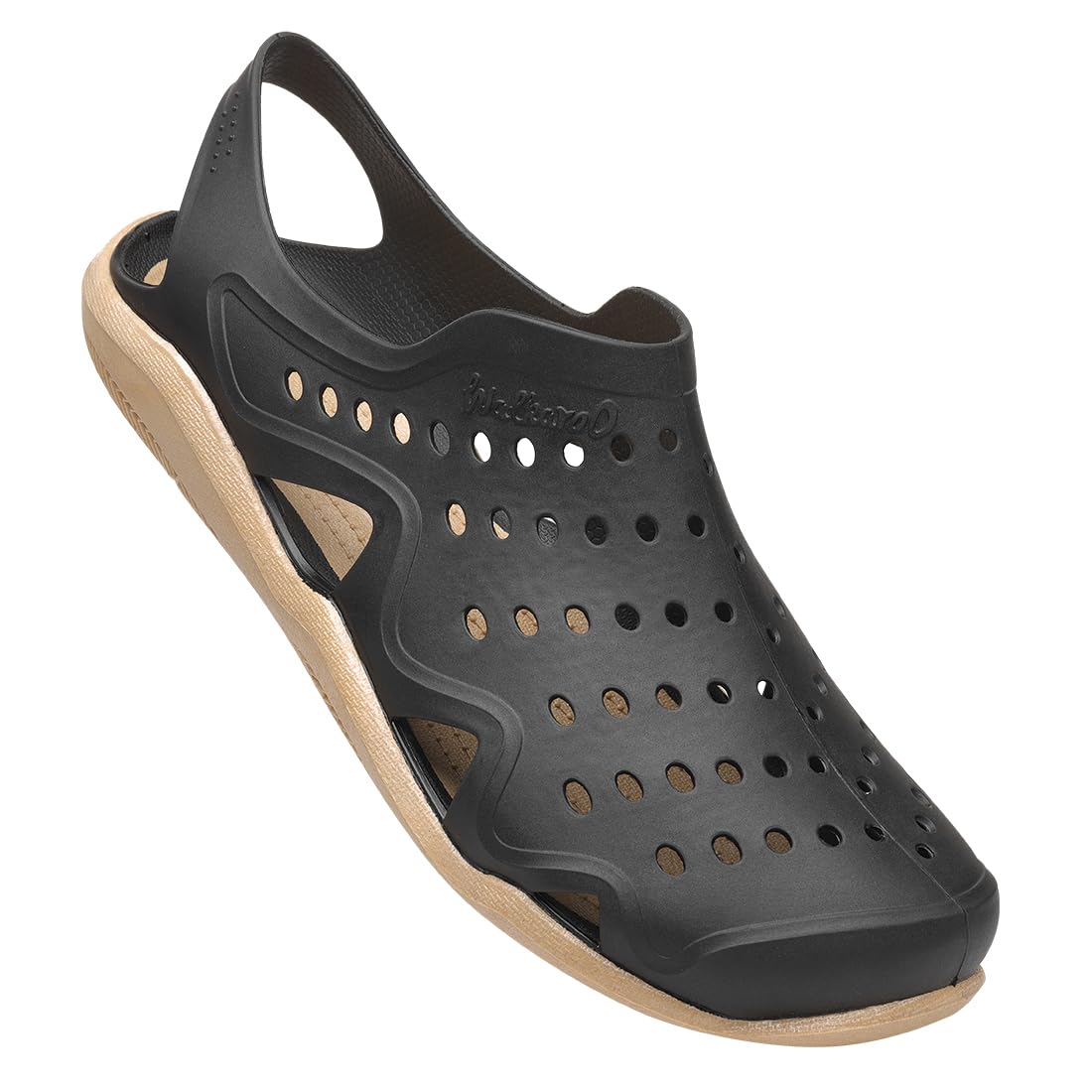 WALKAROO 12322 Boys Casual Wear and Regular use Clogs - Black Beige (B0CP441Z9D) Amazon Price History, Amazon Price Tracker