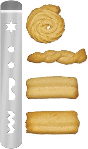 Miniatura 3 de Fante, la prensa fácil de galletas del mercado italiano original desde 1906, plateado