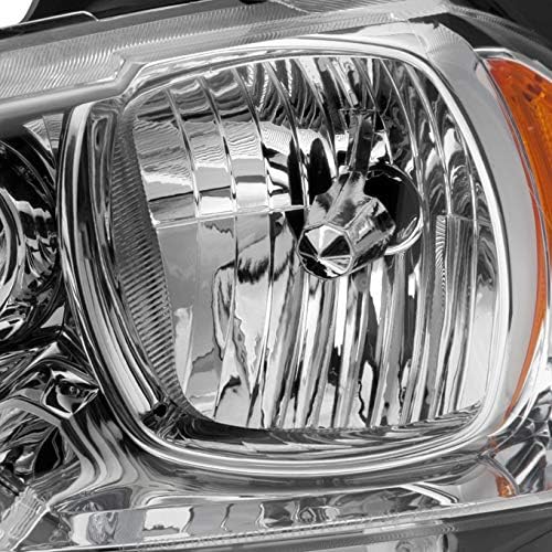 AKKON - For 11-14 Dodge Charger Chrome Clear Headlights Front Lamps Direct Replacement Pair Left + Right