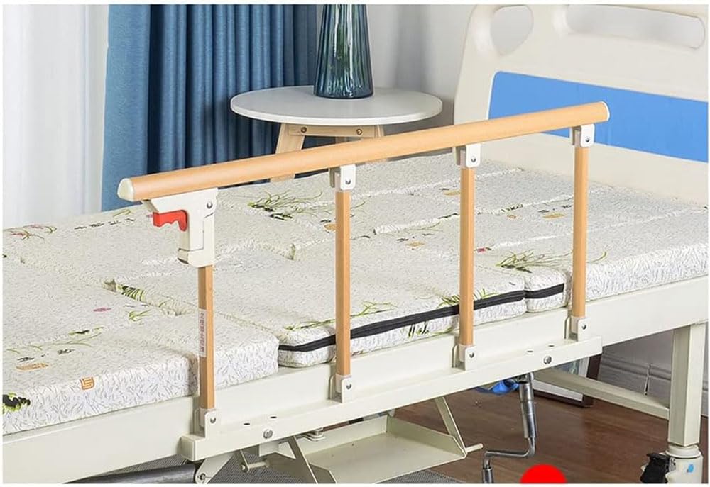Barandilla de cama plegable para personas mayores y soporte de seguridad lateral anticaídas