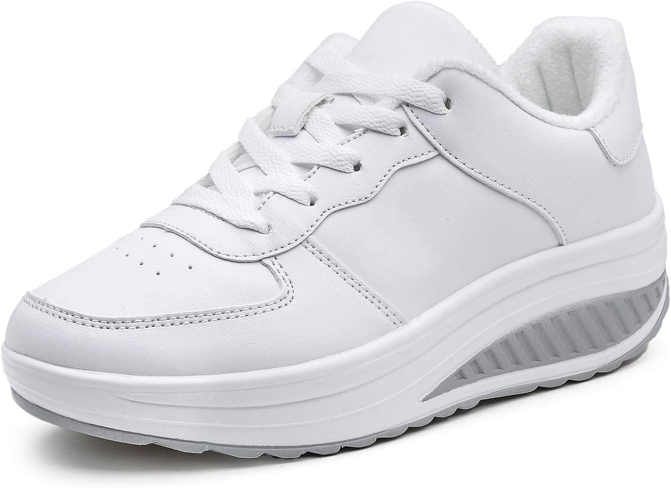 Womens Walking Platform Shoes Ladies Fitness Orthopedics Wedge Sneakers