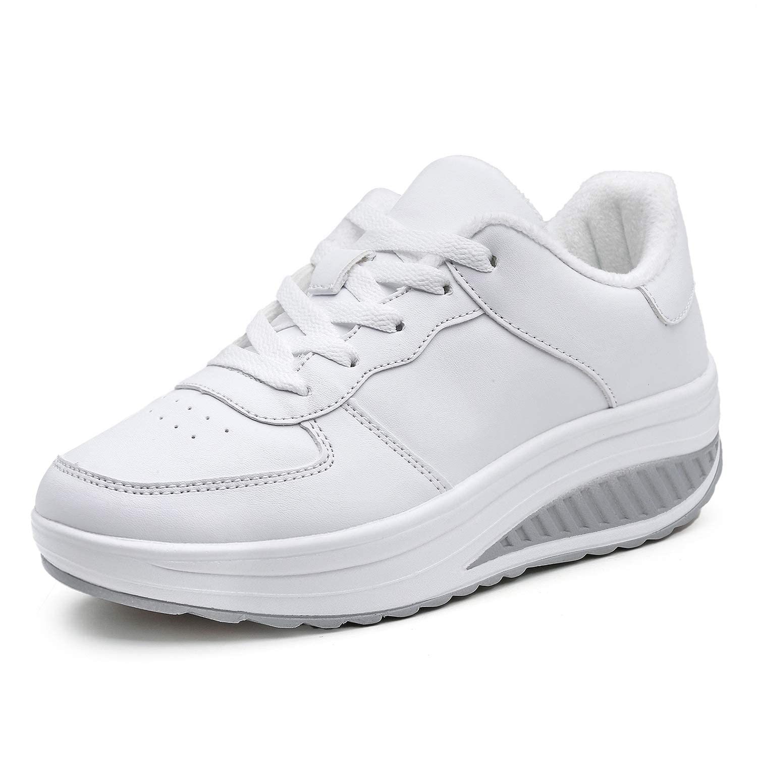 Womens Walking Platform Shoes Ladies Fitness Orthopedics Wedge Sneakers