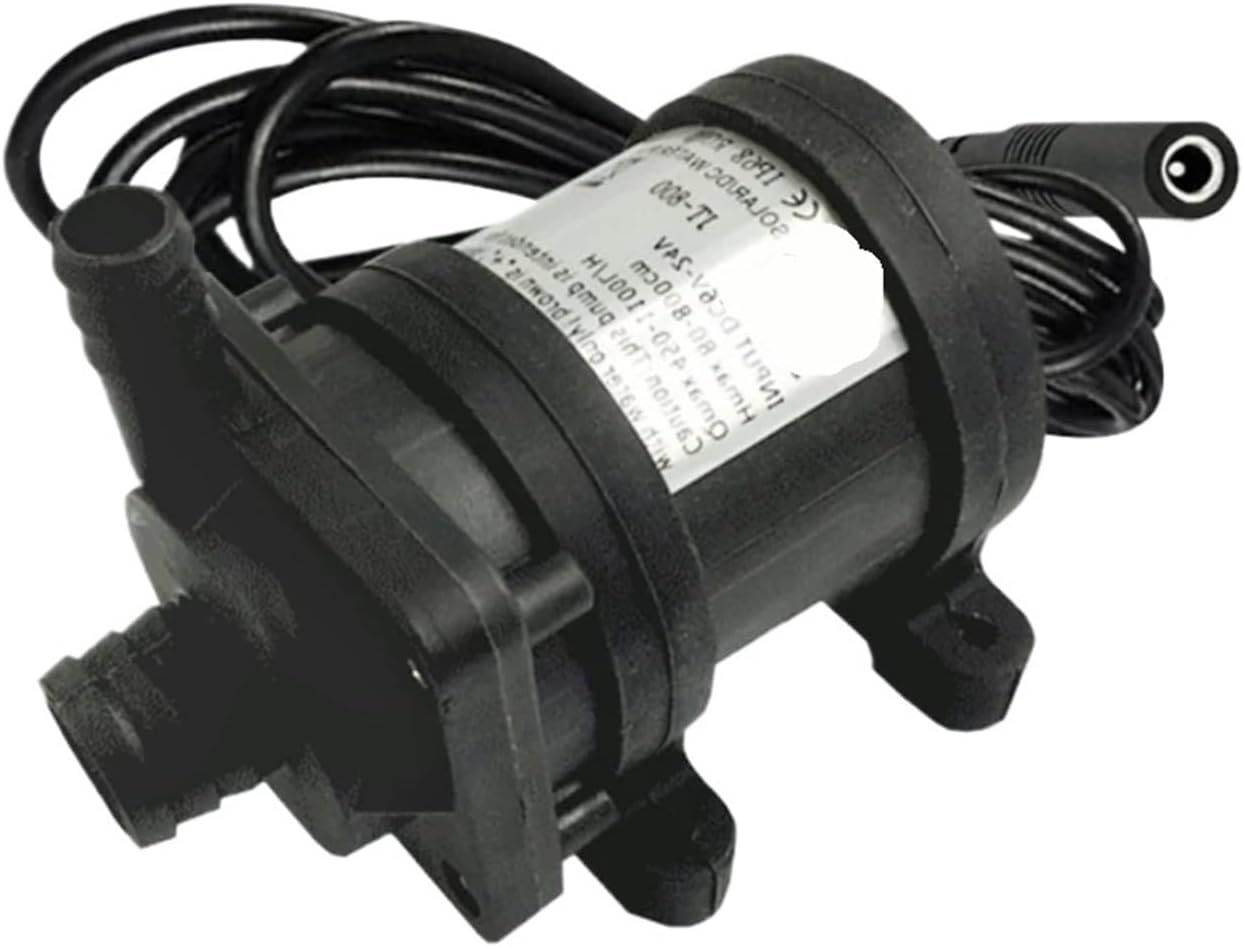 water pump high temperature 100 ℃ water booster pump 12V 24V G1/2 thread port JT-800B(24V,10mm port)