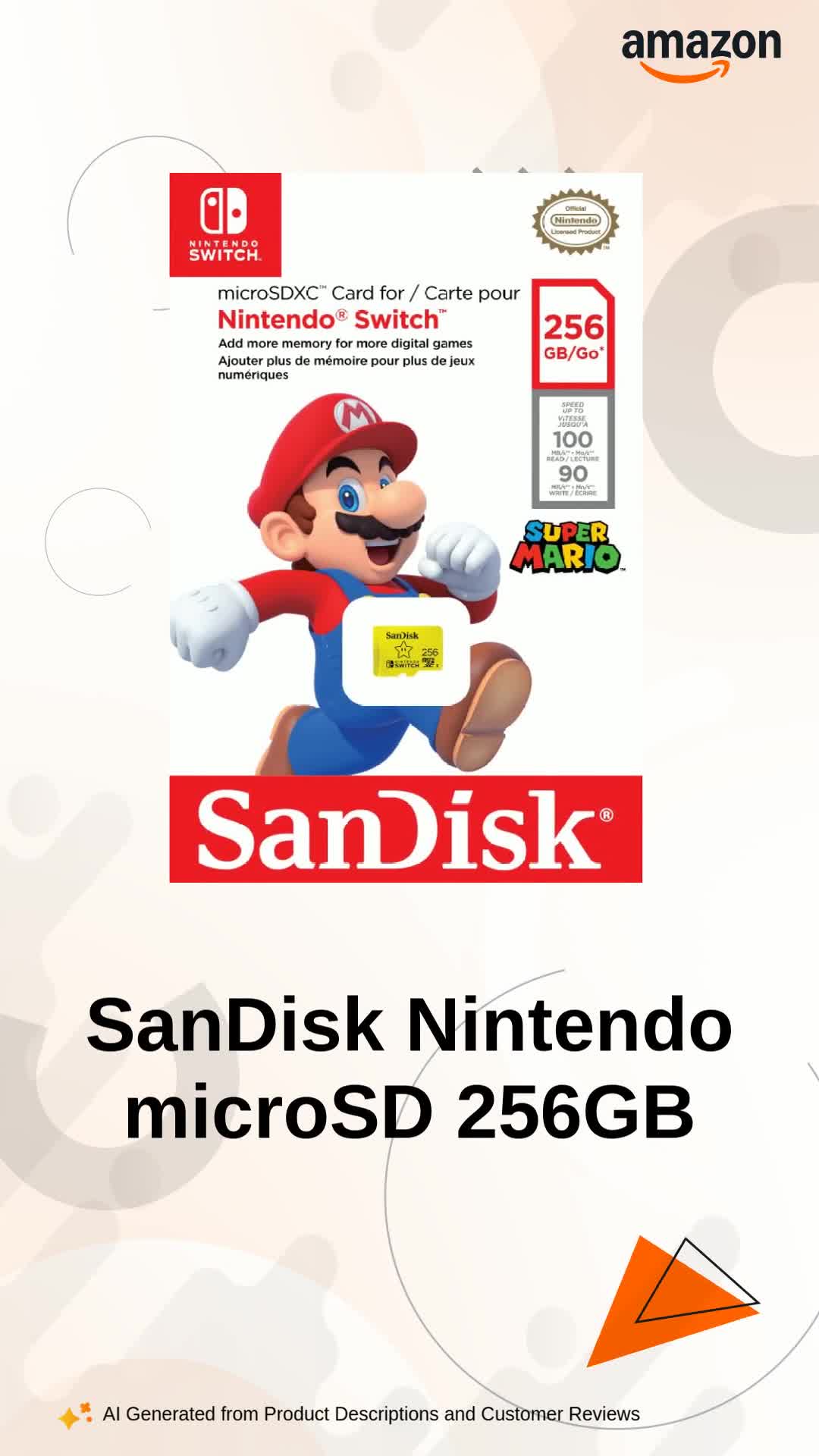 SanDisk microSDXC UHS-I Card for Nintendo Switch