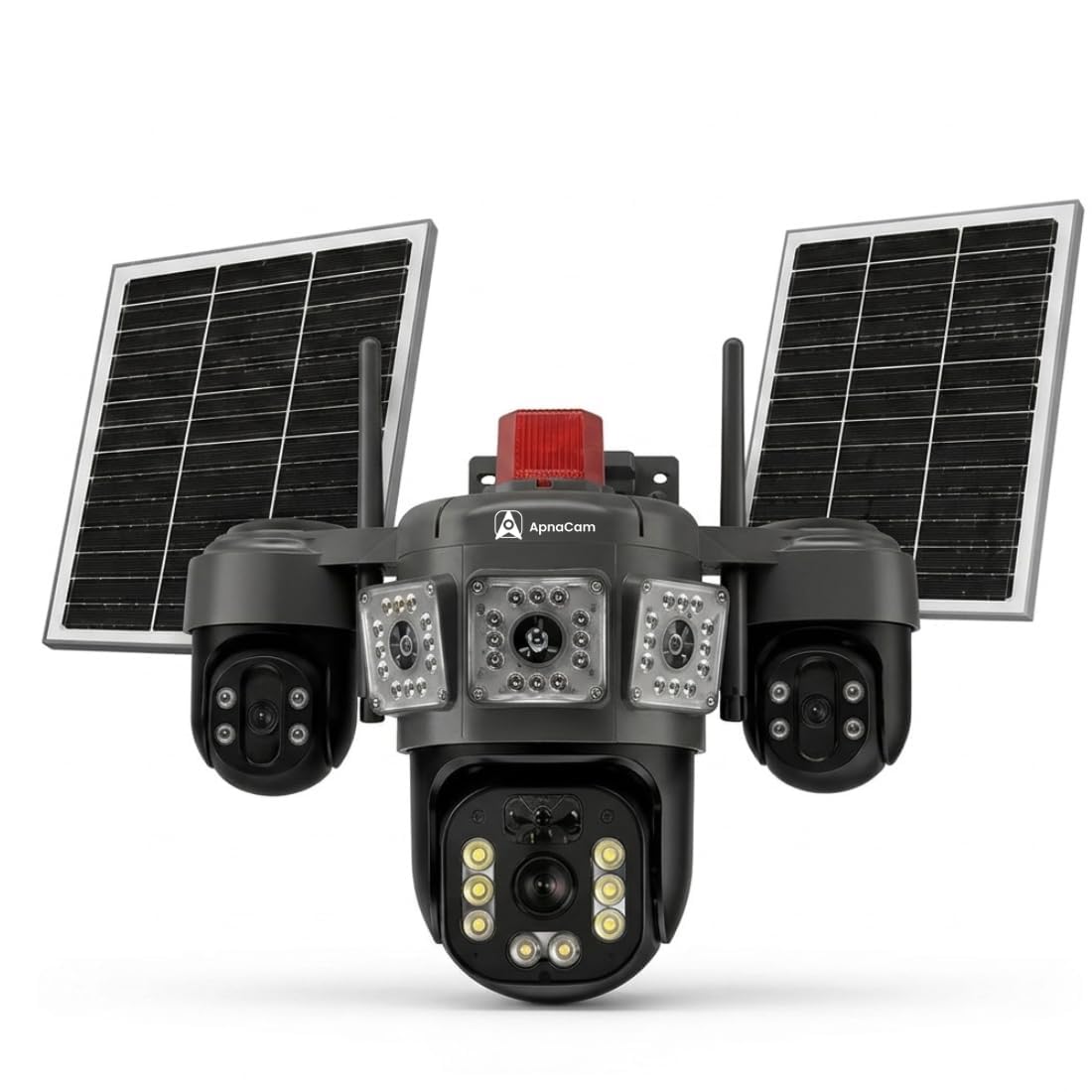 ApnaCam Brahmo 360° Solar Security Camera with 4G SIM | Dual Solar Panels, 3-Lens Multi-Angle, AI Human Detection, IP66 Weatherproof, 110dB Active Siren-image-43