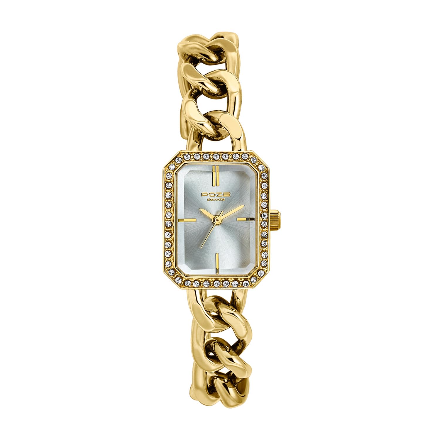Sonata Poze 7 Analog Silver Dial Silver Brass Strap Watch for Women - SP80157YM01-image-28